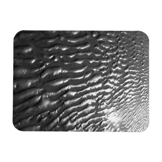 Beach Sand Ripples Briefkaart Magneet (Horizontaal)