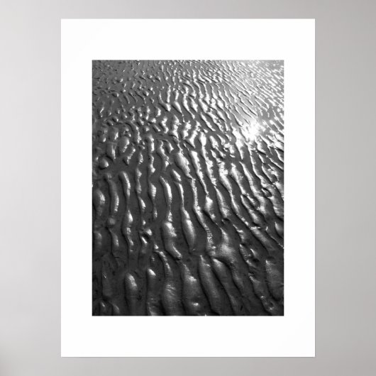 Beach Sand Ripples Poster (Voorkant)