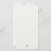 BEACH SAND ROCK WATERVERF VERLOVING INVITE BEDANKKAART (Achterkant)