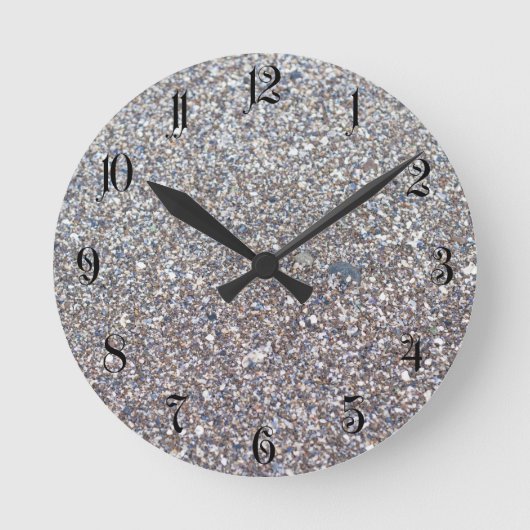 Beach Sand Ronde Klok (Voorkant)