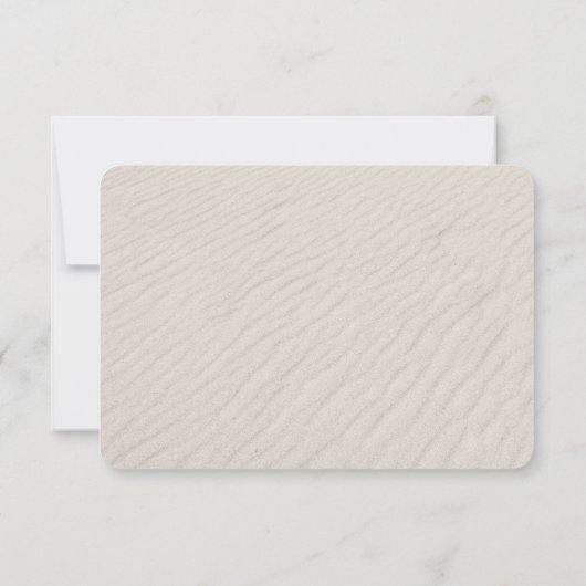 Beach Sand RSVP (Achterkant)