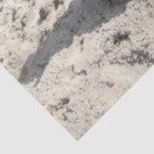 Beach / Sand Sculpture Snowman kersttissue P Tissuepapier (Detail)