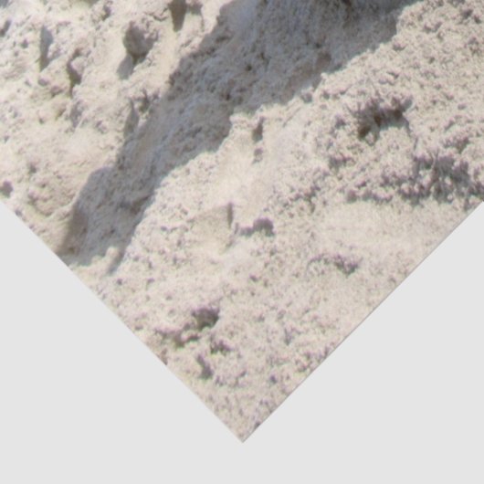 Beach / Sand Sculpture Snowman kersttissue P Tissuepapier (Detail)