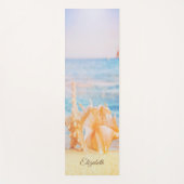 Beach, Sand Seashell, Seastar Yogamat (Voorkant)
