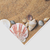 Beach Sand Shells Tissuepapier (Detail)
