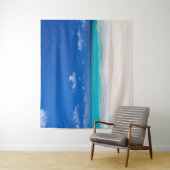 Beach Sand Surf Ocean Zee Achtergrond Photo Booth Wandkleed (In situ)