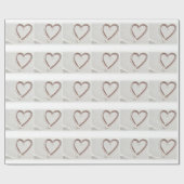 Beach Sand Valentijn Cadeaupapier (Vlak)