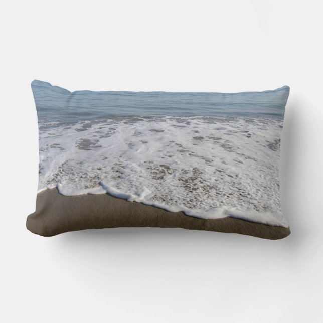 Beach/Sand/Waves Buitenkussen (Voorkant)