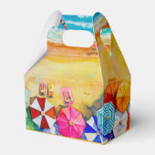 Beach Sand Waves Dank u Bedankdoosjes (Achterkant)