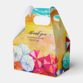 Beach Sand Waves Dank u Bedankdoosjes (Voorkant Zijde)