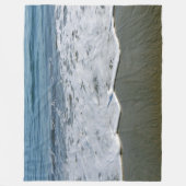 Beach/Sand/Waves Fleece Deken (Voorkant)
