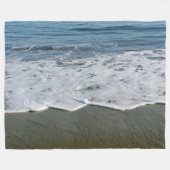 Beach/Sand/Waves Fleece Deken (Voorkant (Horizontaal))