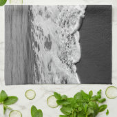 Beach/Sand/Waves Theedoek (Gevouwen)