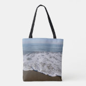 Beach/Sand/Waves Tote Bag (Achterkant)
