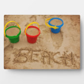 Beach Sand Words Fotoplaat (voorkant)