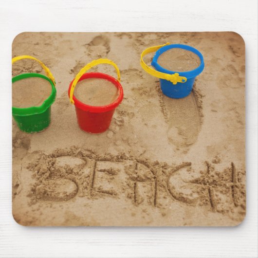 Beach Sand Words Muismat (Voorkant)