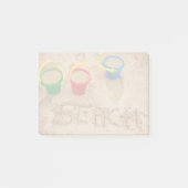 Beach Sand Words Post-it® Notes (Voorkant)