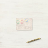 Beach Sand Words Post-it® Notes (Op bureau)