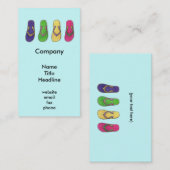 Beach Sandals Visitekaartjes (Voorkant / Achterkant)