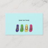 Beach Sandals Visitekaartjes (Achterkant)