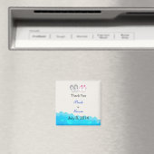 Beach Sandals Weddenschap Bedankt Magneet (Insitu (Vaatwasser))