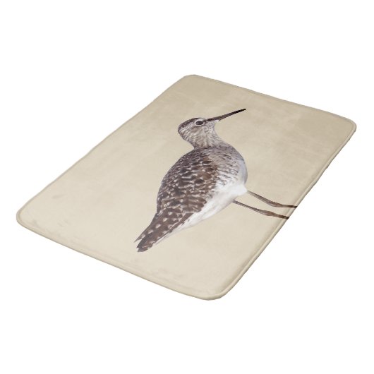 Beach Sandpiper Bird Badmat (Gekanteld)