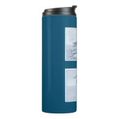 Beach Sandpiper Bird Tropical Summer Custom Thermosbeker (Gedraaid links)