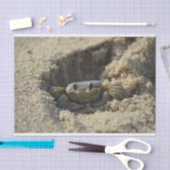 Beach Sandy Crab Decoupage Tissue Paper Tissuepapier (Craft)
