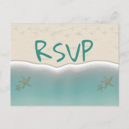 Beach Sandy Shore Starfish RSVP Briefkaarten