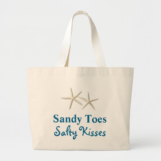 Beach Sandy Toes Salty Kisses Tas (Voorkant)