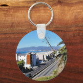Beach Santa Monica Ocean Sleutelhanger (Voorkant)