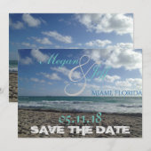 Beach Save the Date (Voorkant / Achterkant)