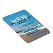 Beach Save the Date Magneet (Rechterzijde)