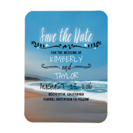 Beach Save the Date Magneet