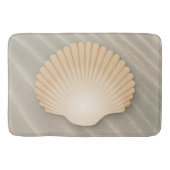 Beach Scalloped Seashell & Sandy Dunes Badmat (Voorkant)