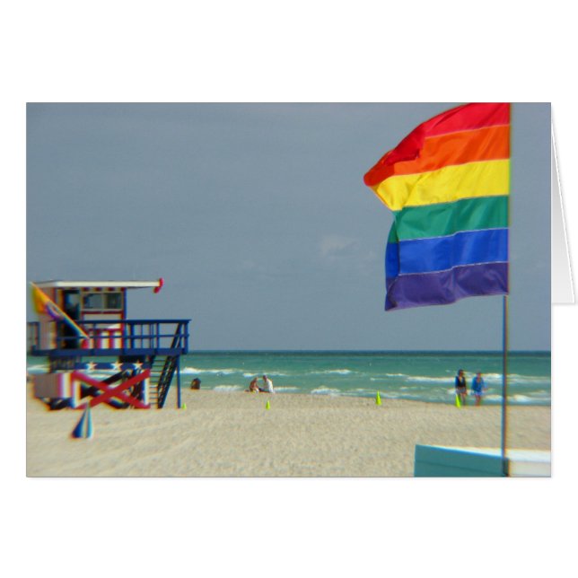 Beach scène (Voorkant Horizontaal)