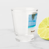 Beach Scene 1 Shot Glas (Links)
