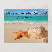 Beach Scene Briefkaart (Voorkant)