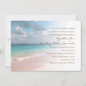 Beach Scene bruiloft uitnodiging (Voorkant)