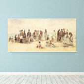 Beach Scene Canvas Afdruk (Insitu (Houten vloer))