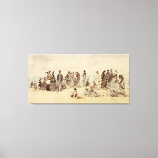 Beach Scene Canvas Afdruk (Voorkant)