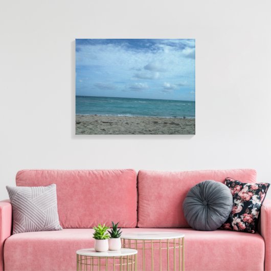 BEACH SCENE CANVAS AFDRUK (Insitu (Woonkamer))
