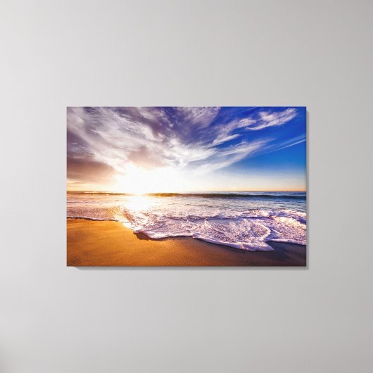 Beach Scene Canvas Afdruk (Voorkant)