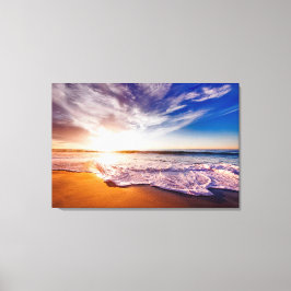 Beach Scene Canvas Afdruk