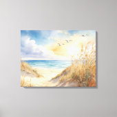 Beach Scene Canvas Muurkunst (Voorkant)