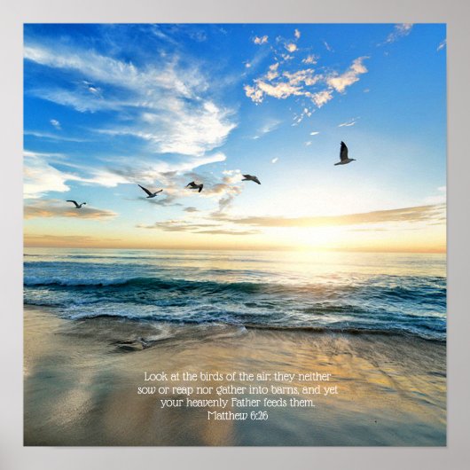 Beach Scene Custom Poster (Voorkant)