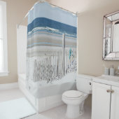 Beach scène douchegordijn (In situ)