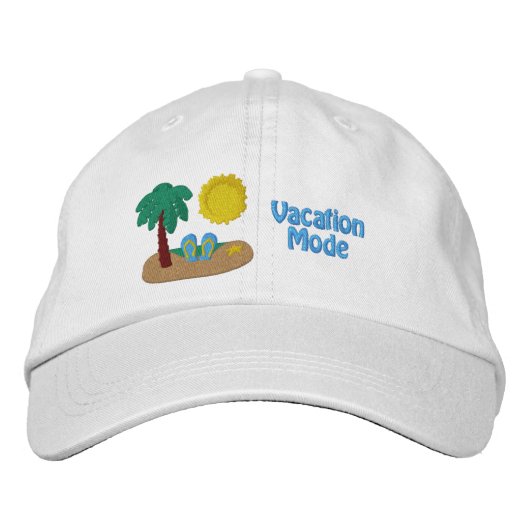 Beach Scene Embroided Pet (Voorkant)