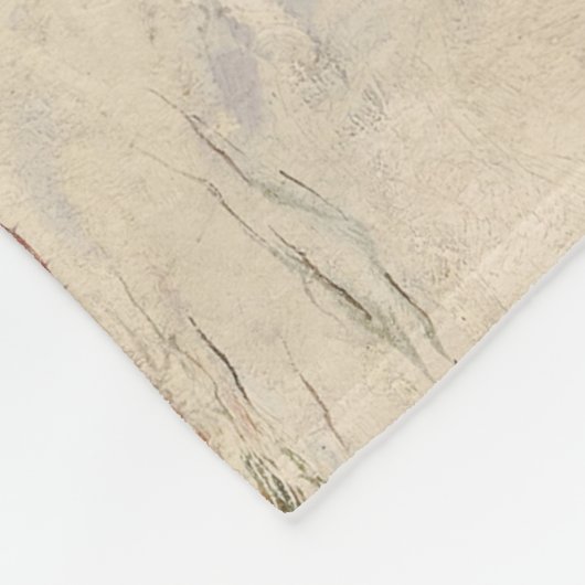 Beach Scene (feestdag bij Mentone) (Australische k Fleece Deken (Hoek)