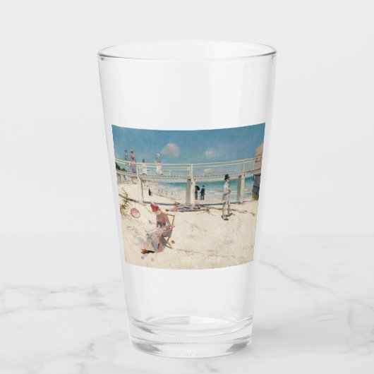 Beach Scene (feestdag bij Mentone) (Australische k Glas (Voorkant)